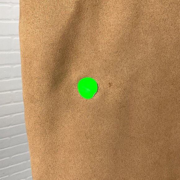 Chaps Blazer Men 42R Tan Camel Microfiber Soft Faux Suede Classic Career Jacket - Picture 6 of 16